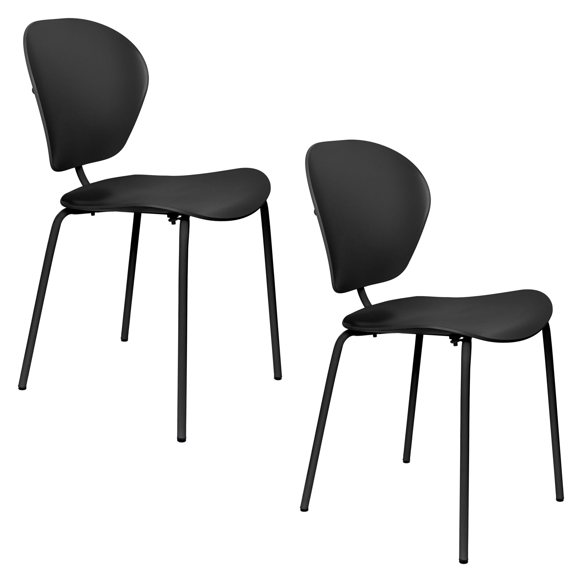 Zuiver Set of 2 The Ocean Pirate Black Dining Chair